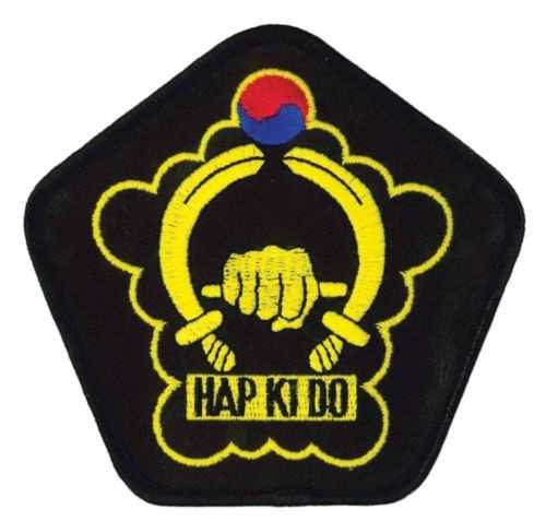 Martial Arts Embroidered HAPKIDO Patch Badge Dobok Uniform Aikido TKD Suit